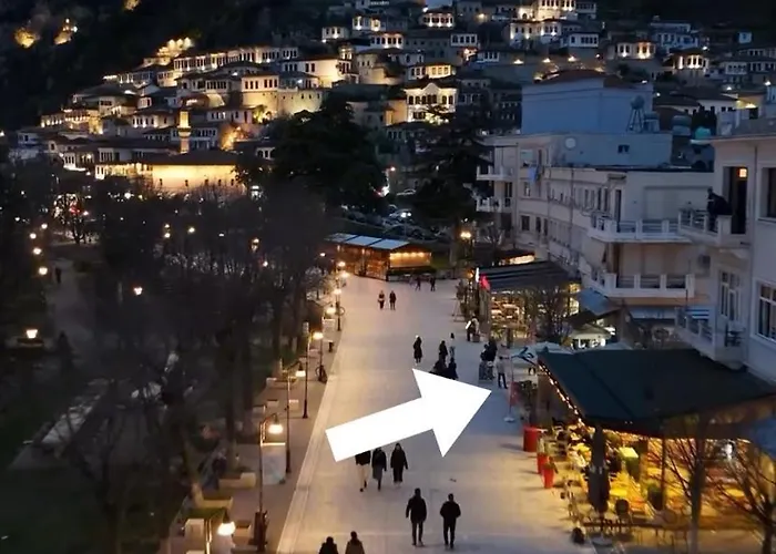 Promenade In City Centre Berat
